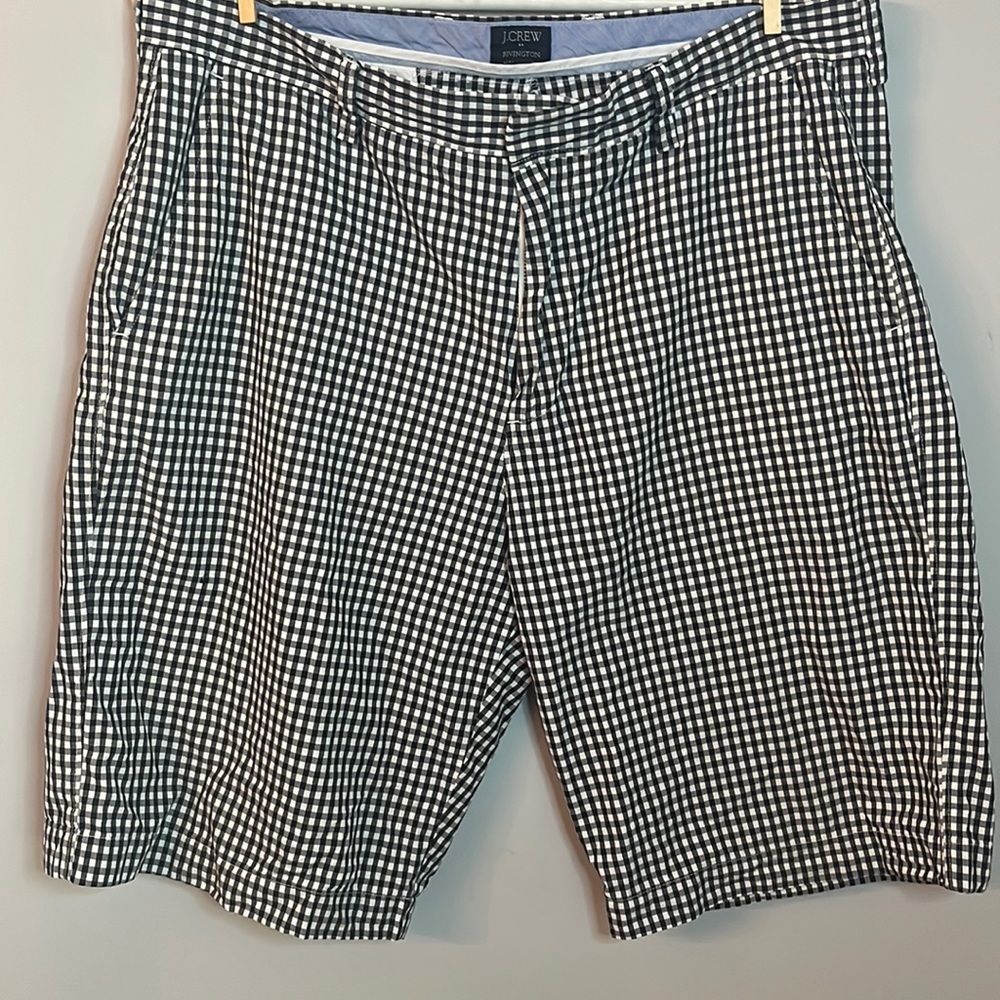 J Crew Plaid Khaki Shorts